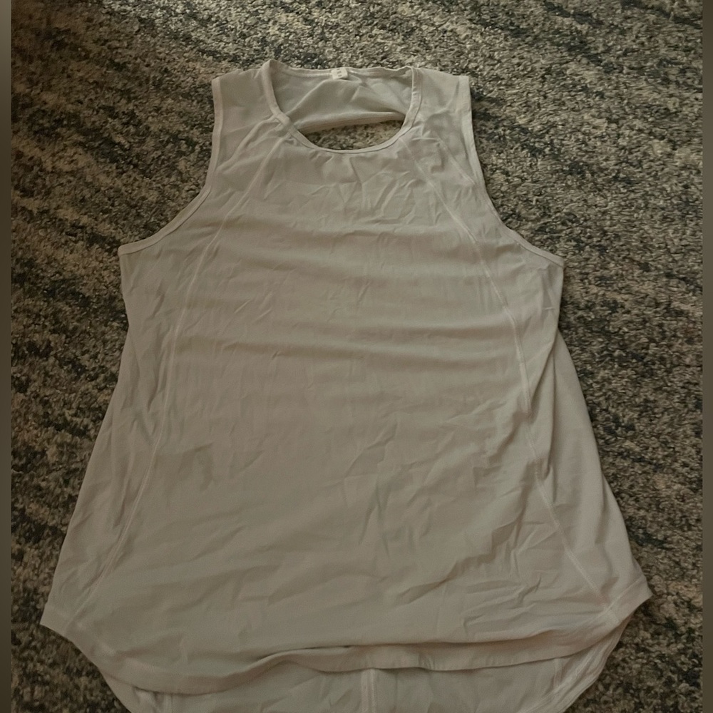 BEST OFFER white lululemon tank top